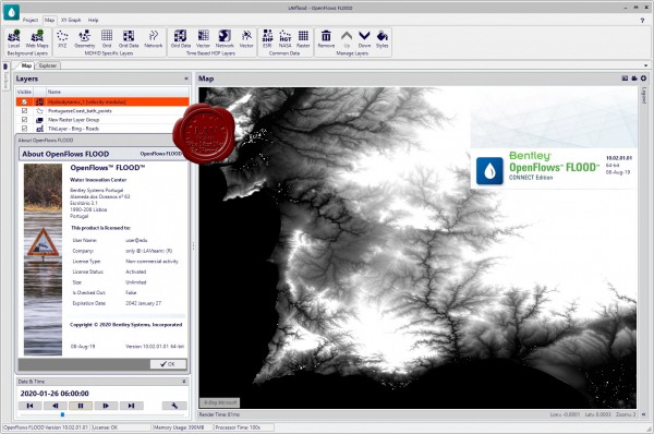 Bentley OpenFlows FLOOD 10.02.01.01 build 08/08/2019 x64 Bentley OpenFlows FLOOD 10.02.01.01 build 08/08/2019 x64