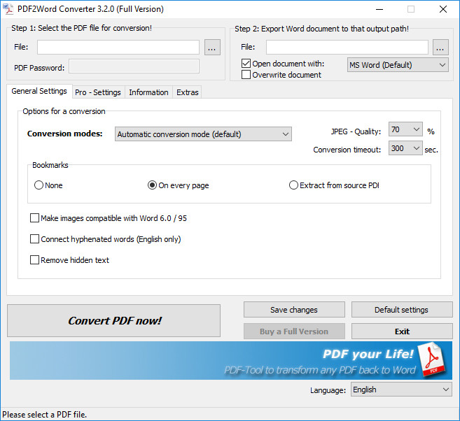 7-PDF PDF2Word Converter 3.5.0.174 7-PDF PDF2Word Converter 3.5.0.174