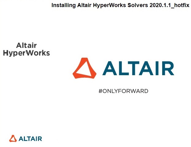 Altair HWSolvers 2020.1.1 HotFix Only Win64 Altair HWSolvers 2020.1.1 HotFix Only Win64