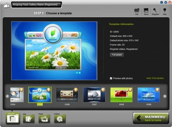 Amazing Flash Gallery Maker 2.5.0 Amazing Flash Gallery Maker 2.5.0