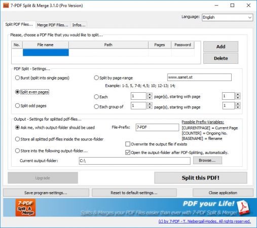 7-PDF Split and Merge Pro 4.4.0.164 7-PDF Split and Merge Pro 4.4.0.164