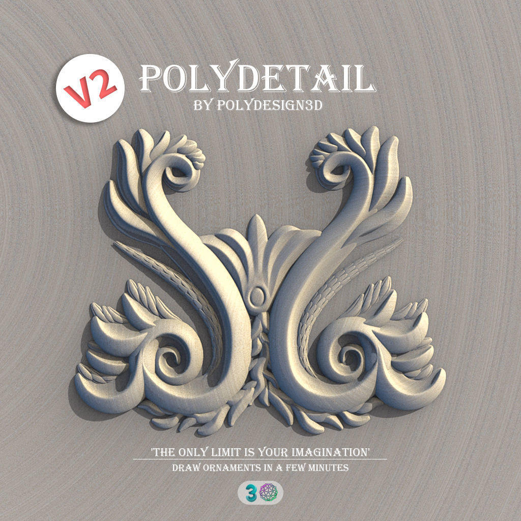 PolyDetail - Ornament Plugin for 3dsMax PolyDetail - Ornament Plugin for 3dsMax