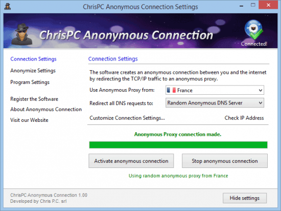 ChrisPC Anonymous Connection ChrisPC Anonymous Connection