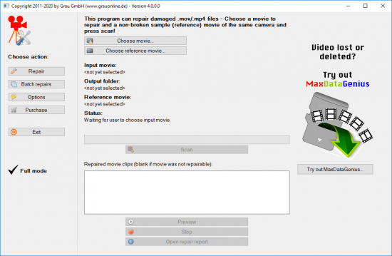 Video Repair Tool 4.0.0.0 Video Repair Tool 4.0.0.0