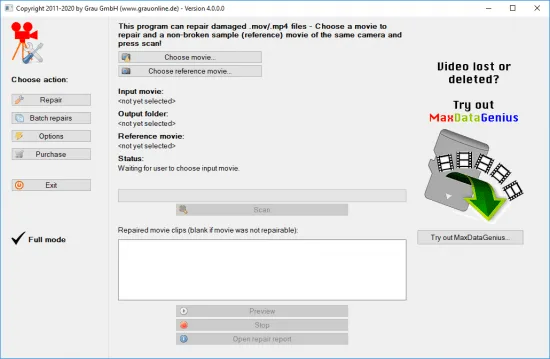 Video Repair Tool 4.0.0.0 Video Repair Tool 4.0.0.0