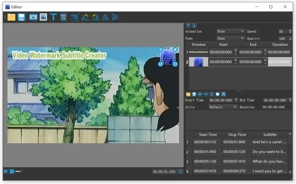 Video Watermark Subtitle Creator 4.0 Video Watermark Subtitle Creator 4.0