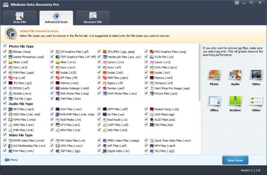 Windows Data Recovery Pro 5.1.5.8 Multilingual Windows Data Recovery Pro 5.1.5.8 Multilingual