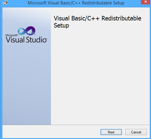 Visual Basic/C++ Redistributable Visual Basic/C++ Redistributable