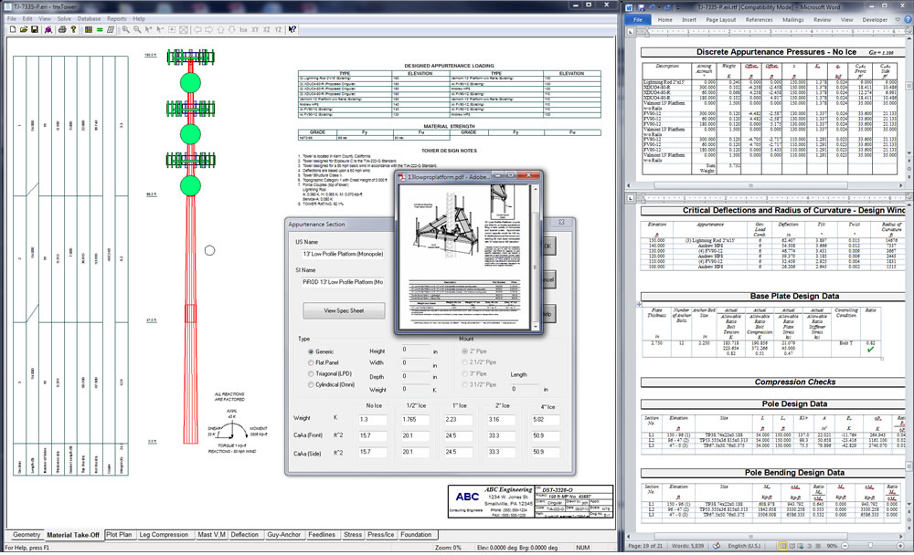 Tower Numerics tnxTower 8.0.5.0 Tower Numerics tnxTower 8.0.5.0