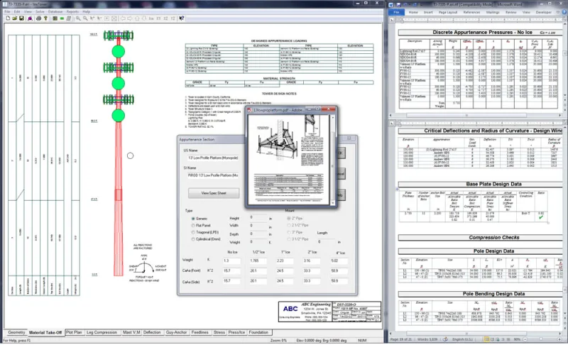 Tower Numerics tnxTower 8.0.5.0 Tower Numerics tnxTower 8.0.5.0