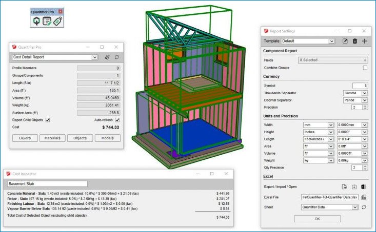 Quantifier Pro 1.0.6 for Sketchup 2019 Quantifier Pro 1.0.6 for Sketchup 2019