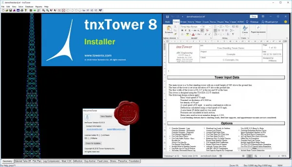 Tower Numerics tnxTower v8.0.5.0 Tower Numerics tnxTower v8.0.5.0