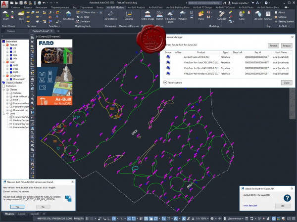 FARO As-Built for AutoCAD 2019.1 FARO As-Built for AutoCAD 2019.1