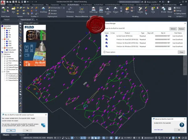 FARO As-Built for AutoCAD 2019.1 FARO As-Built for AutoCAD 2019.1