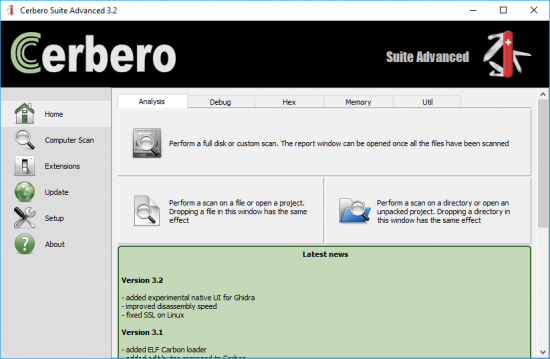 Cerbero Suite Advanced Cerbero Suite Advanced