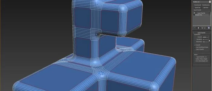 Quad Chamfer 1.6 for 3ds Max 2010-2018 Quad Chamfer 1.6 for 3ds Max 2010-2018