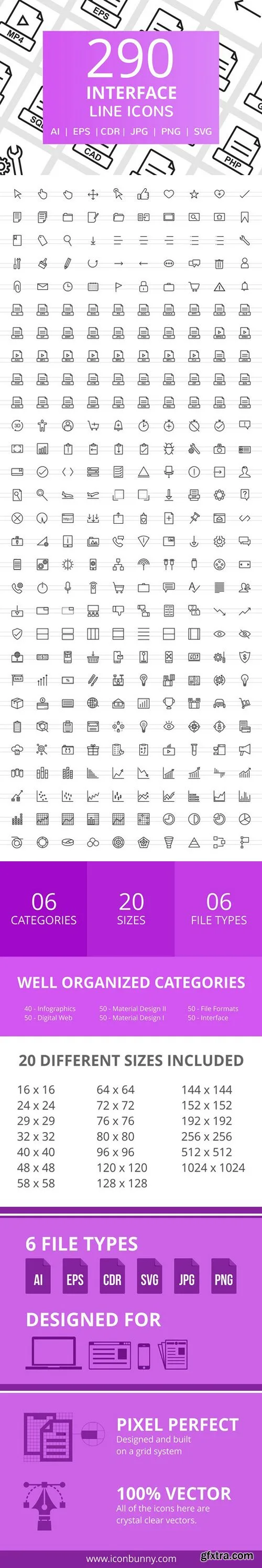 CM - 290 Interface Line Icons 2321658 CM - 290 Interface Line Icons 2321658