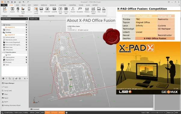 GeoMax X-PAD Office Fusion v4.1.700