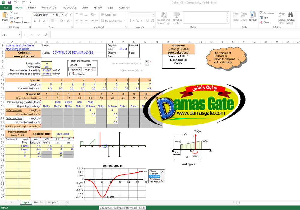 GoBeam - Spreadsheet for Beam Design GoBeam - Spreadsheet for Beam Design