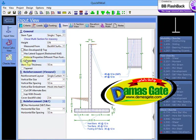 How to Design a Retaining Wall with Quick Retaining Wall Program How to Design a Retaining Wall with Quick Retaining Wall Program