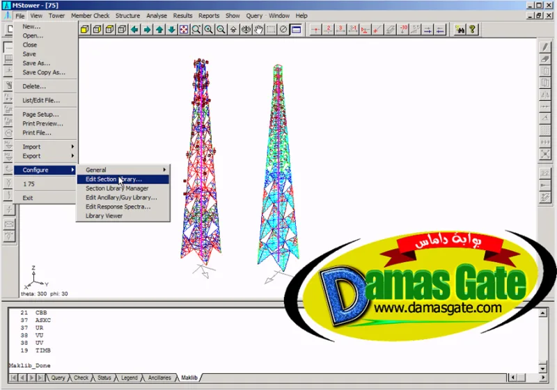 Telecommunication Tower Modelling in MSTower Telecommunication Tower Modelling in MSTower