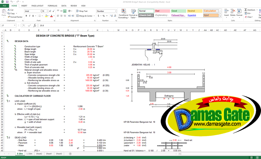 Design of Concrete Bridge