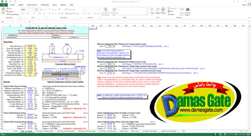 Analysis of Concrete Slabs on Grade Analysis of Concrete Slabs on Grade