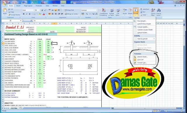 Foundation Design Spreadsheets