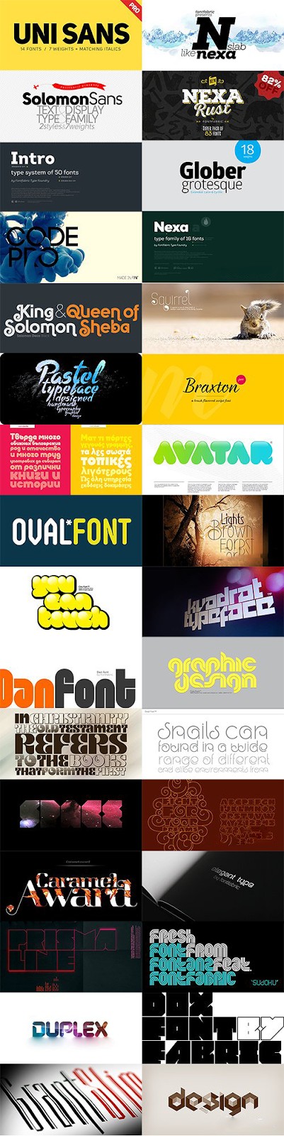 FontFabric Mega Font Bundle